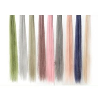 Tóc Giả Kẹp Highlight 55cm siêu dày - Nhiều Màu Thời Trang - Tóc Kẹp Màu Cao Cấp