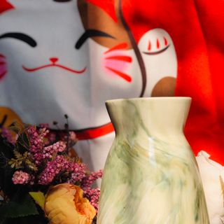 Lọ hoa Bát Tràng - Giỏ cua