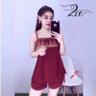 ĐỒ BỘ NGỦ THUN LẠNH PHỐI REN SEXY 60