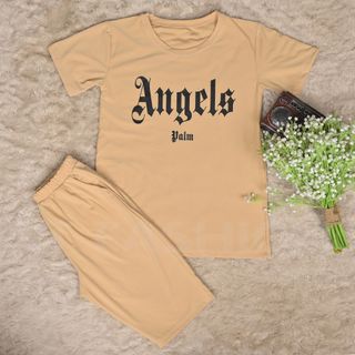 Sét bộ nữ,đồ bộ lững nữ thun sufa cá tính, dể thương-ĐBL07-KEM