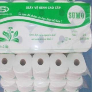 Giấy vệ sinh Sumo xanh giá rẻ 100 cuộn giá sỉ