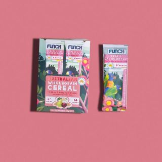 Bột Ăn Dặm, Ngũ Cốc Ăn Dặm Chính Hãng Úc Funch Vị Táo, Mận Davidson Hộp 168g