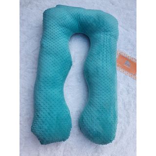 Gối chữ U và J cho bà bầu vải nhung 3D cao cấp cho mom
