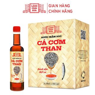 ( thùng 6 chai ) nước mắm cá cơm than 525ml