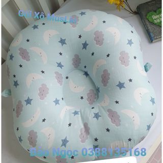 Gối chống trào ngược vải xô muslin hàng cao cấp