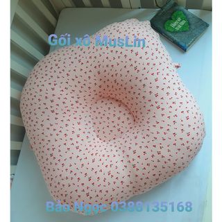 Gối chống trào ngược vải xô muslin hàng cao cấp