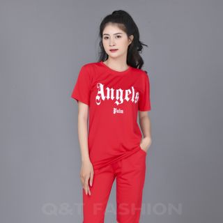 Sét bộ nữ,đồ bộ lững nữ thun sufa cá tính, dể thương-ĐBL07-ĐỎ