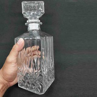 Chai Đựng Rượu Thủy Tinh 1 Lít mẫu vuông - Chai Rượu Thủy Tinh 1000ML - Chai Thủy Tinh Đựng Rượu cao cấp (A1)