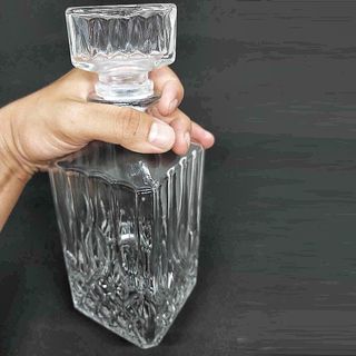 Chai Đựng Rượu Thủy Tinh 1 Lít mẫu vuông - Chai Rượu Thủy Tinh 1000ML - Chai Thủy Tinh Đựng Rượu cao cấp (A1)