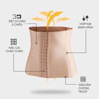 ĐAI NỊT BỤNG 888 SIẾT EO GIẢM MỠ ĐÁNH TAN MỠ MÀU DA