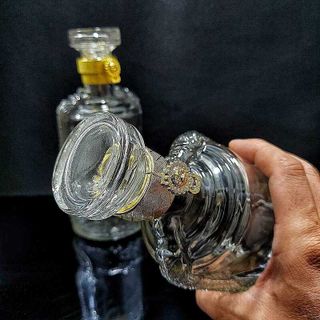 Chai Đựng Rượu Thủy Tinh 500ML mẫu rồng nổi - Chai Rượu Thủy Tinh 500ML - Vỏ Chai Rượu Đẹp siêu trong (C3)