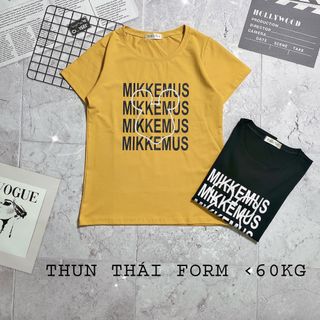 Chuyên sỉ Áo thun thái form dưới 60kg mikkemus Xưởng may YoYo chuyên sỉ áo thun thái