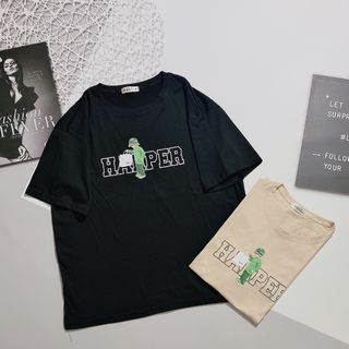 Chuyên sỉ Áo phông cotton khô form oversize happer Xưởng may YoYo chuyên sỉ áo thun thái