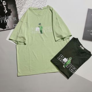 Chuyên sỉ Áo phông cotton khô form oversize happer Xưởng may YoYo chuyên sỉ áo thun thái