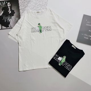 Chuyên sỉ Áo phông cotton khô form oversize dưới 75kg retroduck Xưởng may YoYo chuyên sỉ áo thun thái