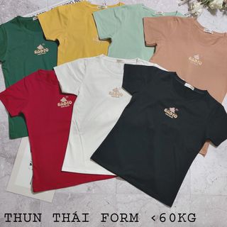 Chuyên sỉ Áo thun thái form dưới 60kg radio Xưởng may YoYo chuyên sỉ áo thun thái