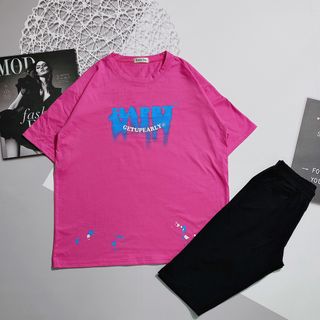 Chuyên sỉ Áo phông cotton khô form oversize dưới 75kg happy Xưởng may YoYo chuyên sỉ áo thun thái