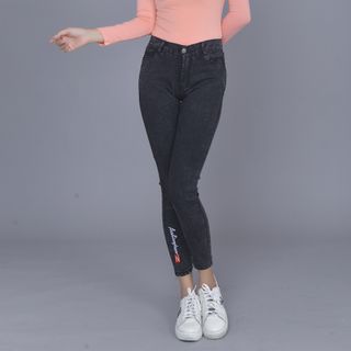 Quần kaki nữ ôm co giản muối tiêu ,thiêu chữ Pakinjean chân ,dây kéo trước,lưng chum dây săn thời trang công sở,phù hợp đi làm đi chơi Kkw09