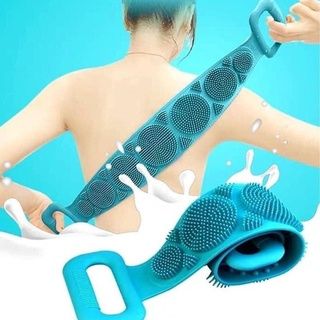 Dây tắm chà lưng 2 mặt silicon tiện lợi