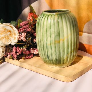 Lọ hoa Bát Tràng - Lồng đèn