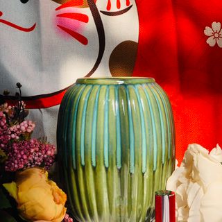 Lọ hoa Bát Tràng - Lồng đèn