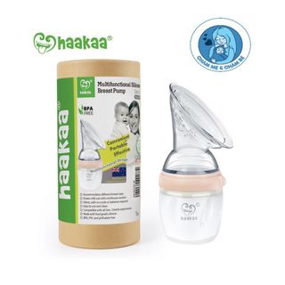 Cốc hứng sữa silicon cao cấp Haakaa Gen 3 kèm nắp, Nhập khẩu chính hãng
