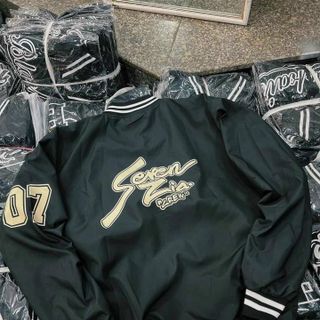 Áo khoác dù bomber logo độc lạ đẹp