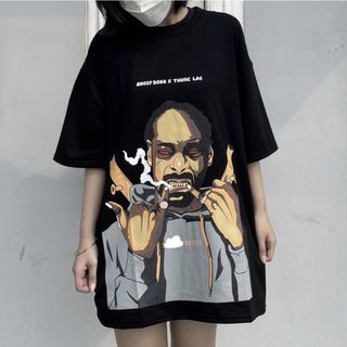 Áo unisex tay lỡ form rộng in thuốc Lào đẹp