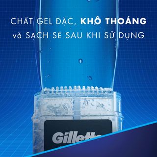 Lăn gel ngăn tiết mồ hôi và Khử mùi Gillette 107g Cool wave nhập khẩu từ Mỹ