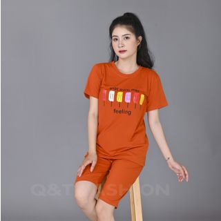 Sét bộ nữ,đồ bộ lững nữ thun sufa cá tính, dể thương-ĐBL08- GẠCH