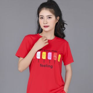 Sét bộ nữ,đồ bộ lững nữ thun sufa cá tính, dể thương-ĐBL08-ĐỎ