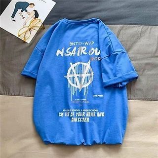 Áo thun tay lỡ nam nữ thun cotton co giản, freesize dưới 70kg đẹp