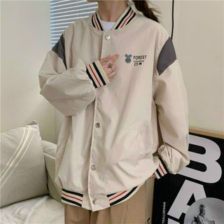 Áo khoác dù bomber logo in cao cấp đẹp