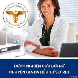Lăn gel ngăn tiết mồ hôi và khử mùi nữ Secret Phấn thơm Protecting 73g nhập khẩu từ Mỹ