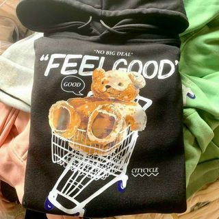 Áo hoodie che nắng chất thun nỉ mềm mịn, form dưới 70kg nón 2 lớp lạ