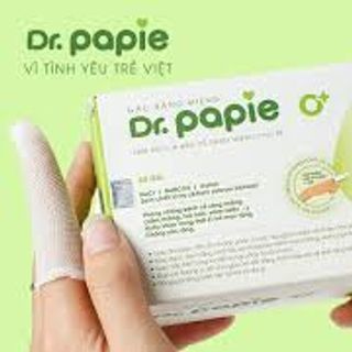 [DATE 2025] Gạc rơ lưỡi Dr Papie cho bé 30 gói/hộp (Hộp) (Hộp)