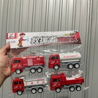 Bộ 4 chiếc xe đồ chơi cho bé