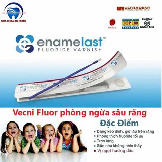 Gel bôi răng Vecni Flour đỏ Enamelast 0,4ml phòng ngừa sâu răng, giảm ê buốt giá sỉ