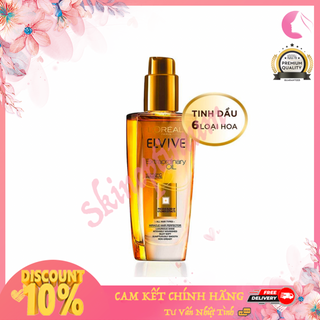 DẦU DƯỠNG TÓC L.O.R.E.L TINH DẦU HOA TỰ NHIÊN 100ml ELSEVE EXTRAODINARY OIL