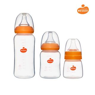 [CHÍNH HÃNG ĐỦ SIZE] Bình Sữa PP WESSER Cổ Hẹp 60ML/ 140ML/ 250ML giá sỉ