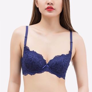 ÁO NGỰC - ÁO LÓT REN 3 MÓC CÀI BOYA 003L MÀU ĐỎ TẠO SỰ QUYẾN RŨ CHO BẦU NGỰC
