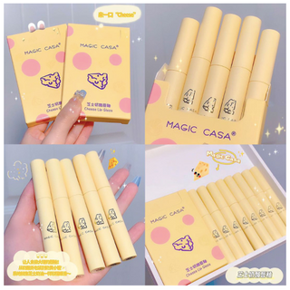 Set 5 Son Kem Lì Phô Mai Vàng MAGIC CASA