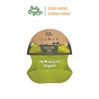 Yếm ăn dặm có máng silicon cao cấp Only Organic giá sỉ