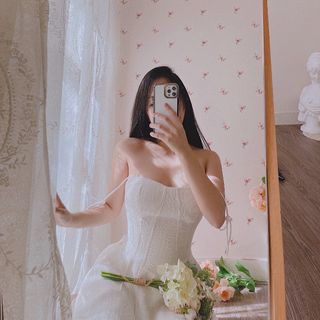 Đầm xèo 2 dây chén ngực