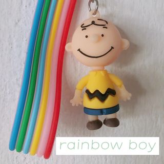Móc khóa balo dễ thương hoạt hình cậu bé cầu vồng siêu hot, cute giá rẻ chất liệu PVC bền bỉ xu hướng giới trẻ bán chạy nhất hiện nay