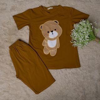 Sét bộ nữ ,đồ bộ lững nữ thun coton 100% cao cấp ĐBL 05-NÂU
