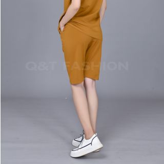 Sét bộ nữ ,đồ bộ lững nữ thun coton 100% cao cấp ĐBL 05-NÂU