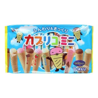 Bánh ốc quế Glico nội địa Nhật gói 10 chiếc