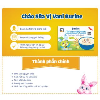 Cháo Sữa Pudding Ăn Dặm Burine Cung Cấp Vitamin