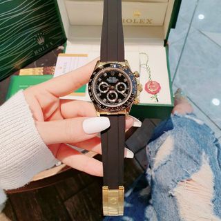 ĐỒNG HỒ ROLLEX CƠ NAM DÂY CAO SU CAO CẤP